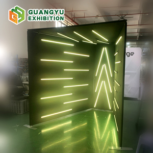 Phổ biến hợp kim nhôm vỏ căng thẳng vải Bìa 360 Vogue Photo Booth bao vây Tùy chỉnh chống nhăn vải photobooth - Product Image 4