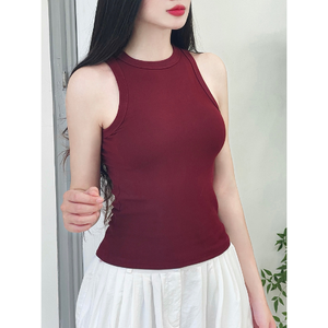 เสื้อกล้ามสำหรับผู้หญิงเสื้อกล้ามออกกำลังกายโยคะสายเว้าแบบยืดได้ - Product Image 1