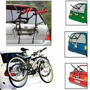 Porte-vélo de voiture SUV, capacité de poids lourde, 2 vélos, <span class=keywords><strong>plateforme</strong></span> pliable de Style 2 pouces, support de vélo monté sur l'<span class=keywords><strong>attelage</strong></span> - Product Image 1