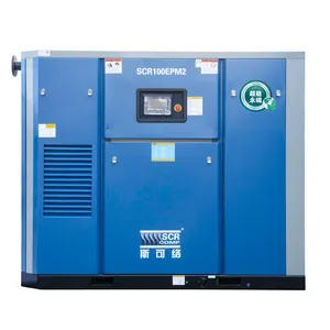  SCR100EPM2 Industrial Equipment Stationary compressor 75KW 100HP Air Screw Compressor