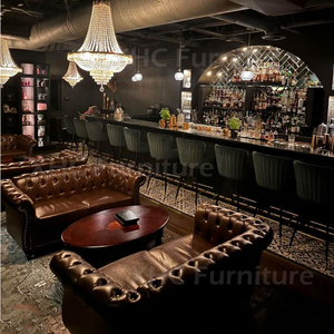 Meubles de luxe pour boîte de nuit, bar, lounge, <span class=keywords><strong>restaurant</strong></span>, banquette en tissu velours rouge, canapés VIP pour <span class=keywords><strong>karaoké</strong></span>, pour boîte de nuit - Product Image 4
