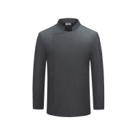 Vêtements de chef personnalisés en gros, uniformes de restaurant, de bar et de cuisine, manches longues avec boutons pour femmes, veste de chef, chemise de chef
