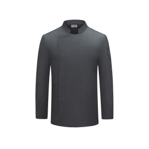 Uniforme da Chef Personalizzata all'Ingrosso, Divisa da Ristorante e Bar, Manica Lunga con Bottoni per Donne, Giacca da Chef, Camicia da Cuoco - Product Image 4