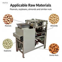 Machine commerciale de décorticage d'arachides à la méthode humide 150 kg/h 220 V
