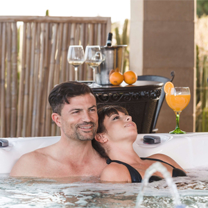 Grande baignoire d'extérieur pour <span class=keywords><strong>deux</strong></span> adultes Bain à air tourbillon Spa extérieur de natation Bain à remous autoportant Spa hydro massage 2 <span class=keywords><strong>personnes</strong></span> - Product Image 2