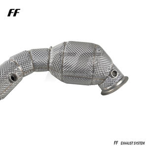 Tuyau de descente d'échappement de bouclier thermique de haute qualité pour Mercedes Benz <span class=keywords><strong>AMG</strong></span> GT <span class=keywords><strong>GTS</strong></span> GTR <span class=keywords><strong>V8</strong></span> 4.0T M178 tuyaux de descente - Product Image 5