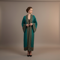 Abaya en pashmina faite à la main, de haute qualité, longue, douce et élégante, robe d'été/printemps pour femmes musulmanes, taille unique