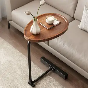 最畅销的移动沙发零食边桌，带可倾斜的绘图板高度可调带轮子的C桌