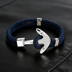 Nouveau Bracelet Unisexe en Maille Milanaise Simple en Métal Argenté avec Ancre de <span class=keywords><strong>Bateau</strong></span> Entropy B2116-L, Cadeau Idéal pour 2026 - Product Image 5