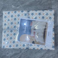 Parure de lit quatre pièces en kapok lavé, super douce, épaisse, en fil double couche, avec jupe de lit à effet 3D, style frais et délicat
