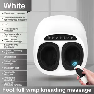 Machine de massage électrique pour les pieds et les mollets avec contrôleur portable 3 intensités pour détendre les jambes - Product Image 6