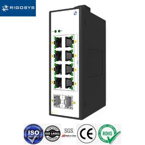 10/100/1000M Voll duplex-und Halbduplex-nicht verwalteter RIS3210P-Industrie-<span class=keywords><strong>Ethernet</strong></span>-Switch - Product Image 5