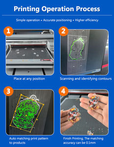 เครื่องแสกนตั้งตำแหน่งด้วยภาพกล้อง CCD ขนาด6090พร้อมหัวพิมพ์ I1600 XP600 I3200พร้อมฟังก์ชันสแกนอัตโนมัติ - Product Image 6