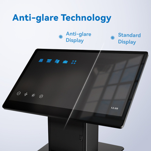 15.6 inch tất cả-trong-một hệ thống <span class=keywords><strong>POS</strong></span> cho dịch vụ thực phẩm tích hợp máy in không thấm nước nhôm xây dựng - Product Image 4