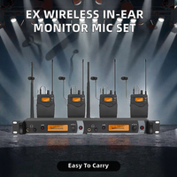Sistem Monitoring In-Ear Nirkabel BHA IEM2050 4-bodypack XLR untuk Pertunjukan Panggung dan Studio Rekaman Pabrik 12 Tahun OEM ODM