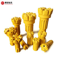 Foret à bouton DTH CIR80 de 80 mm à basse pression d'air, outils de forage DTH fournis directement par le fabricant