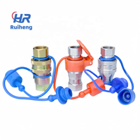 1/2 têtes mâles et femelles de connecteur rapide hydraulique de machines agricoles