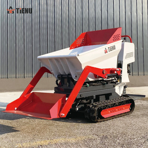 Mini Dumper Autocaricante a Prezzo Conveniente, Dumper Cingolato da 0,4 Tonnellate, Piccolo Camion Ribaltabile Idraulico con Motore Diesel - Product Image 5