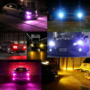 Nuevo Faro Delantero RGB con Controlador de Aplicación para Teléfono, Bombilla LED de Color Cambiante para Todos los Autos H4 9005 9006 - Product Image 6