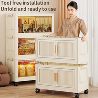 HaogleWholesale Nouvelle Conception Boîte de Rangement en Plastique Pliable Multicouche, Armoire de Rangement Pliante pour Dressings et Placards