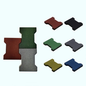 Bán Buôn Không-Độc Hại Ngựa Đường đua Con Chó Xương Hình Dạng Cao Su Sàn Gạch <span class=keywords><strong>Paver</strong></span> Gạch - Product Image 2
