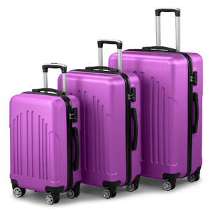 Db <b>Luggage</b> Set Of 3 ABS Hardside Trolley With TSA Lock Lightweight Travel Case Modern Style Polyester Lining - Product Image 4