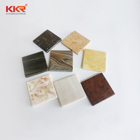 Panneau de surface solide en résine Corinas, pierre artificielle pour comptoir, fabricant de surfaces solides avec 300 options de couleur
