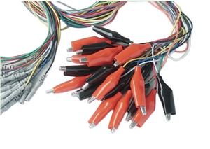 전기 테스트를 위한 DIN 연결관을 가진 Greentek 악어 철사 케이블 악어 클립 전극 - Product Image 2