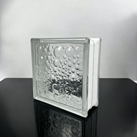 Bloc de verre décoratif creux à motif géométrique premium pour la décoration murale intérieure moderne des maisons - Vente en gros
