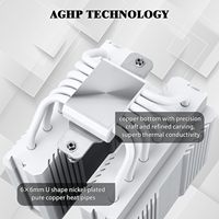 Thermalright Peerless Assassin 120 Mini blanc 6 tuyaux de chaleur dissipateur CPU ventilateur 120mm PWM ventilateur CPU refroidi