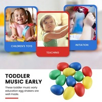 Shakers à œufs en plastique, accessoires d'instruments de percussion éducatifs, jouets musicaux pour enfants pour les fêtes