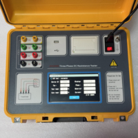 Testeur de résistance DC de transformateur triphasé avec stockage de 200 données localement et stockage de données en masse sur disques USB