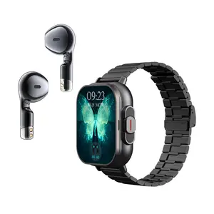 2023 TWS Music Talk Smartwatch Earphone 2 In 1 Men Smart Watch with Earbuds 5 Hours Of Strong Sound Effects Music Lover New