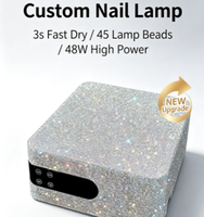 Lampe UV professionnelle haut de gamme pour nail art - Lampe de séchage rapide rechargeable et portable pour vernis gel, idéale pour les salons