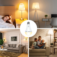 Ampoule LED Rechargeable USB C portable avec télécommande panne de courant Outrage batterie d'urgence E27 ampoule