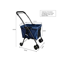 Poussette d'extérieur multi-animaux, réglable, lavable, portable, à 4 roues, respirante, en métal, pliable, compatible voiture, imperméable