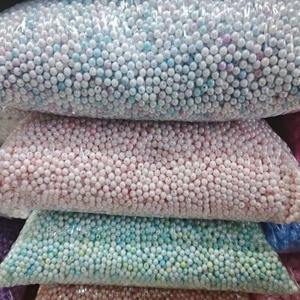 Perlas de Imitación ABS SHUOHUI Grado AAAA, Precio de Fábrica, 6/8/10mm, Arcoíris, Perlas de Imitación Multicolores con Orificio Recto - Product Image 4