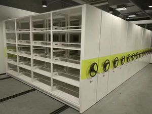 Armoire d'<span class=keywords><strong>archives</strong></span> bon marché, système de classement mobile, étagères de rangement compactes, étagères d'<span class=keywords><strong>archives</strong></span> mobiles denses à 6 niveaux - Product Image 1