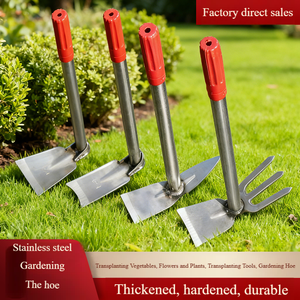 จอบเหล็กขนาดเล็กแบบฝรั่งเศสโบราณ - จอบเหล็กหนาสำหรับใช้ในครัวเรือน กำจัดวัชพืช สำหรับผักและดอกไม้ ทำจากสแตนเลส - Product Image 3