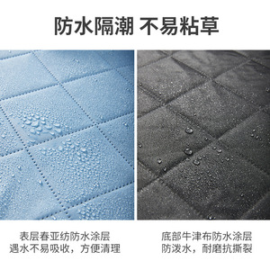 เสื่อปิกนิก Doormate ขนาด 200x200 ซม. กันความชื้น รูปทรงสี่เหลี่ยมผืนผ้า สำหรับใช้งานกลางแจ้งบนพื้นหญ้า ใช้ได้ทุกฤดู - Product Image 5