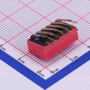 TM-06 DIP Switch Through hole Component (THT) Switch ( Number of Switch Sections: 6 )( Lead Spacing: 2.54mm ) - Product Image 2