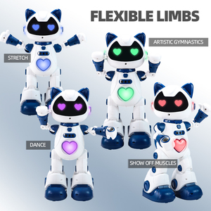 F10 Intelligent Induction Multi-Player Interactive Early Education Robot Cat - Programming, Stunts, Spray & Remote Control - Product Image 5