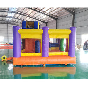 Château gonflable commercial d'extérieur en PVC, nouveau design, <span class=keywords><strong>facile</strong></span> à installer, arc-en-ciel, pour enfants, maison gonflable pour tout-petits, idéal pour la location - Product Image 4