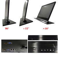 Sistema de Elevación Motorizado Eléctrico Inteligente Oculto para Monitor LCD de Escritorio de 15.6 Pulgadas, Sistema de Videoconferencia para Muebles, Sistema de Conferencia sin Papel