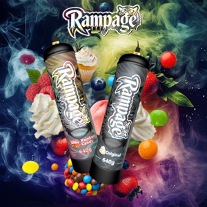 Sifón de Crema de Aluminio Rampage 640g, Diseño Arcoíris Candy Tiger, Cilindro Metálico, Herramienta para Bebidas - Product Image 3