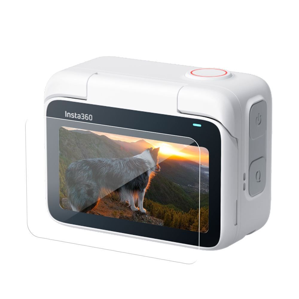 Hongdak 9HD Anti-scratch Protective Tempered Glass Screen Protector Film for Insta360 GO 3 Camera Lens and LCD Film