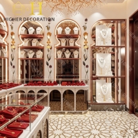 Aménagements de bijouterie, présentoir mural pour accessoires de bijouterie, vitrines murales à lattes, vitrine à bijoux