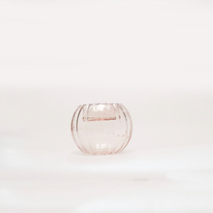Porte-bougie en verre borosilicate de luxe transparent de haute qualité soufflé à la main - Product Image 4