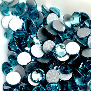 Directo de fábrica 10 Embalaje <span class=keywords><strong>bruto</strong></span> SS20 No Hotfix Bling Flat Back Nail Art Rhinestones - Product Image 6