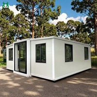 Maison conteneur en acier extensible contemporaine et minimaliste, à construction rapide, écologique, pour villa, appartement, hôtel, structure sandwich haute performance